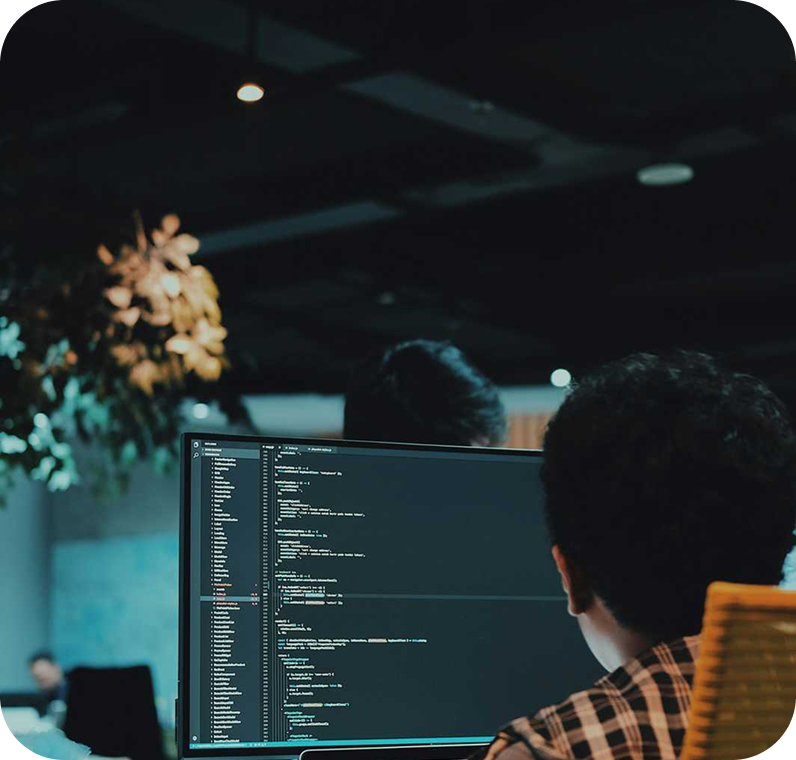 Developer working