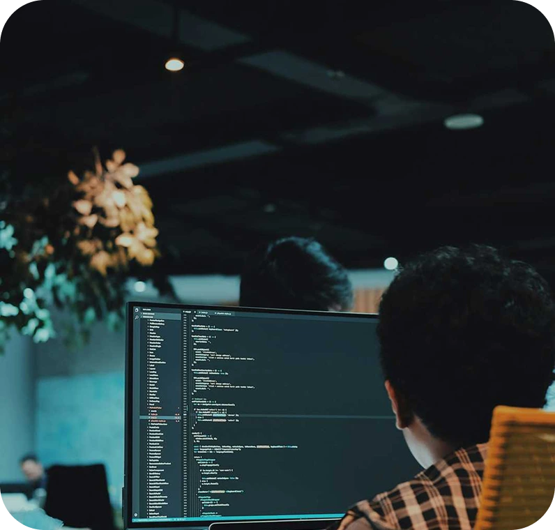 Developer working